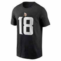 Justin Jefferson Minnesota Vikings Name & Number T-Shirt - Black online