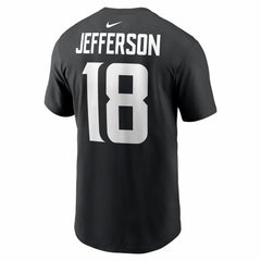 Justin Jefferson Minnesota Vikings Name & Number T-Shirt - Black online