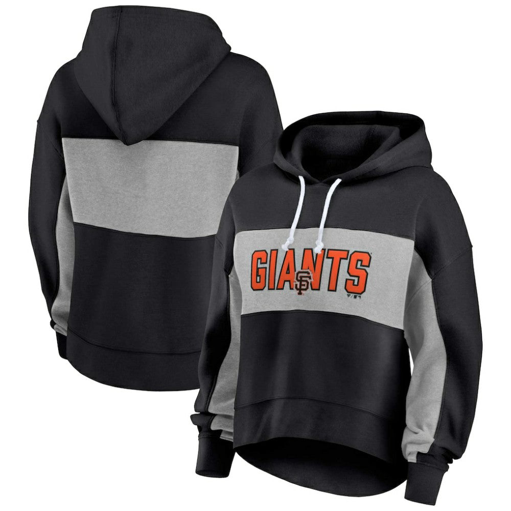 San Francisco Giants Profile Women's Plus Size Pullover Hoodie Black