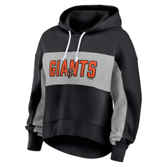 San Francisco Giants Profile Women's Plus Size Pullover Hoodie Black
