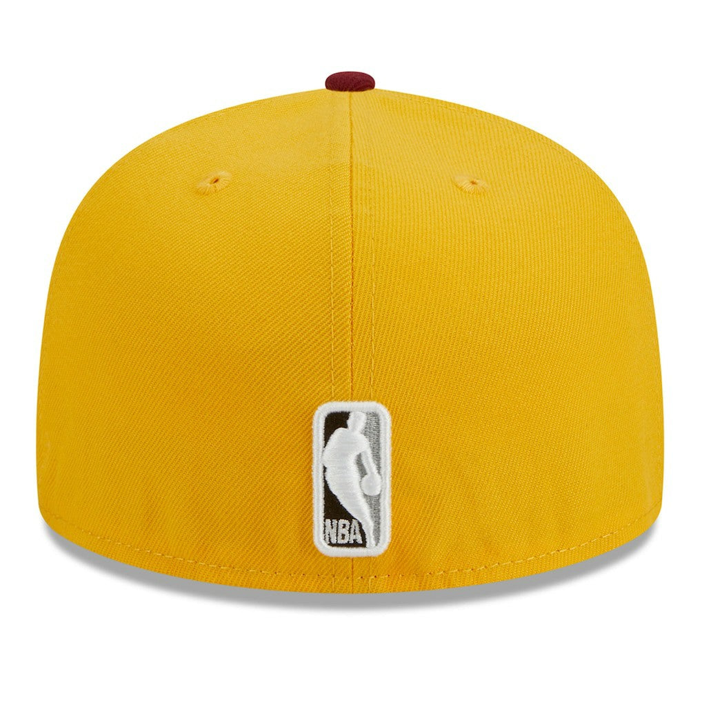 Brooklyn Nets Fall Leaves 2-Tone 59FIFTY Fitted Hat - Yellow/Red on sale