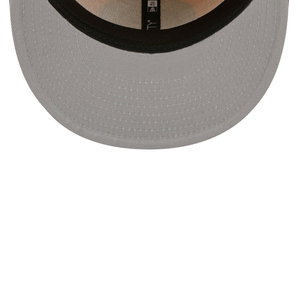 Brooklyn Nets Fall Leaves 2-Tone 59FIFTY Fitted Hat - Yellow/Red on sale