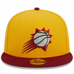 Phoenix Suns Fall Leaves 2-Tone 59FIFTY Fitted Hat - Yellow/Red on sale