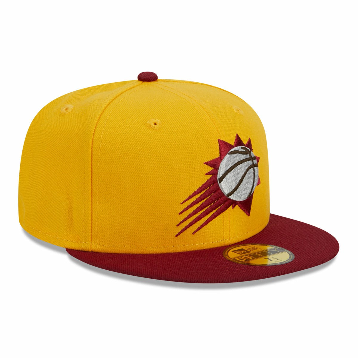 Phoenix Suns Fall Leaves 2-Tone 59FIFTY Fitted Hat - Yellow/Red on sale