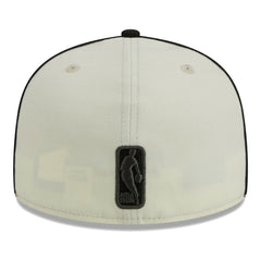 Brooklyn Nets Piping 2-Tone 59FIFTY Fitted Hat - Cream/Black shop