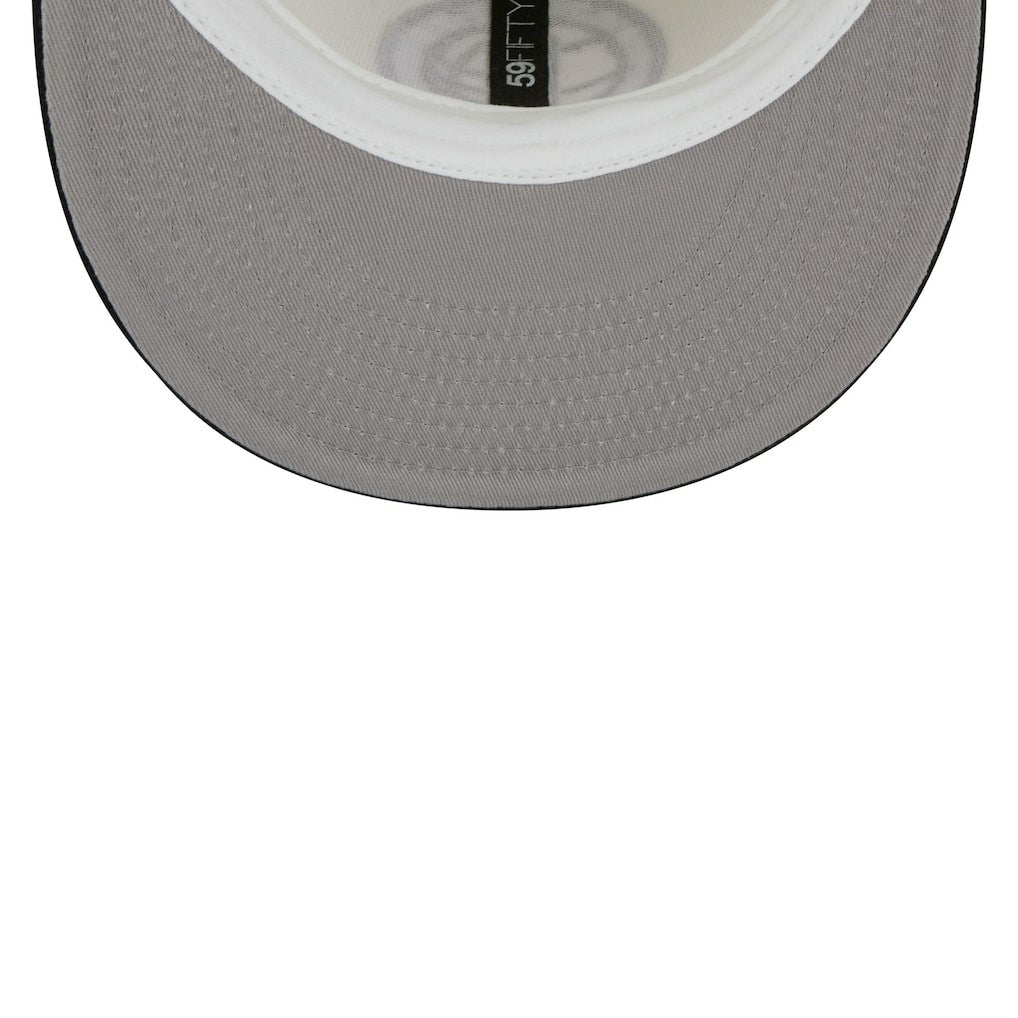 Brooklyn Nets Piping 2-Tone 59FIFTY Fitted Hat - Cream/Black shop