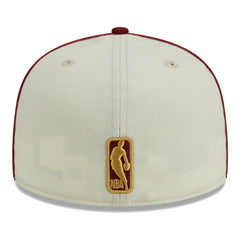 Cleveland Cavaliers Piping 2-Tone 59FIFTY Fitted Hat sale - Cream/Wine outlet