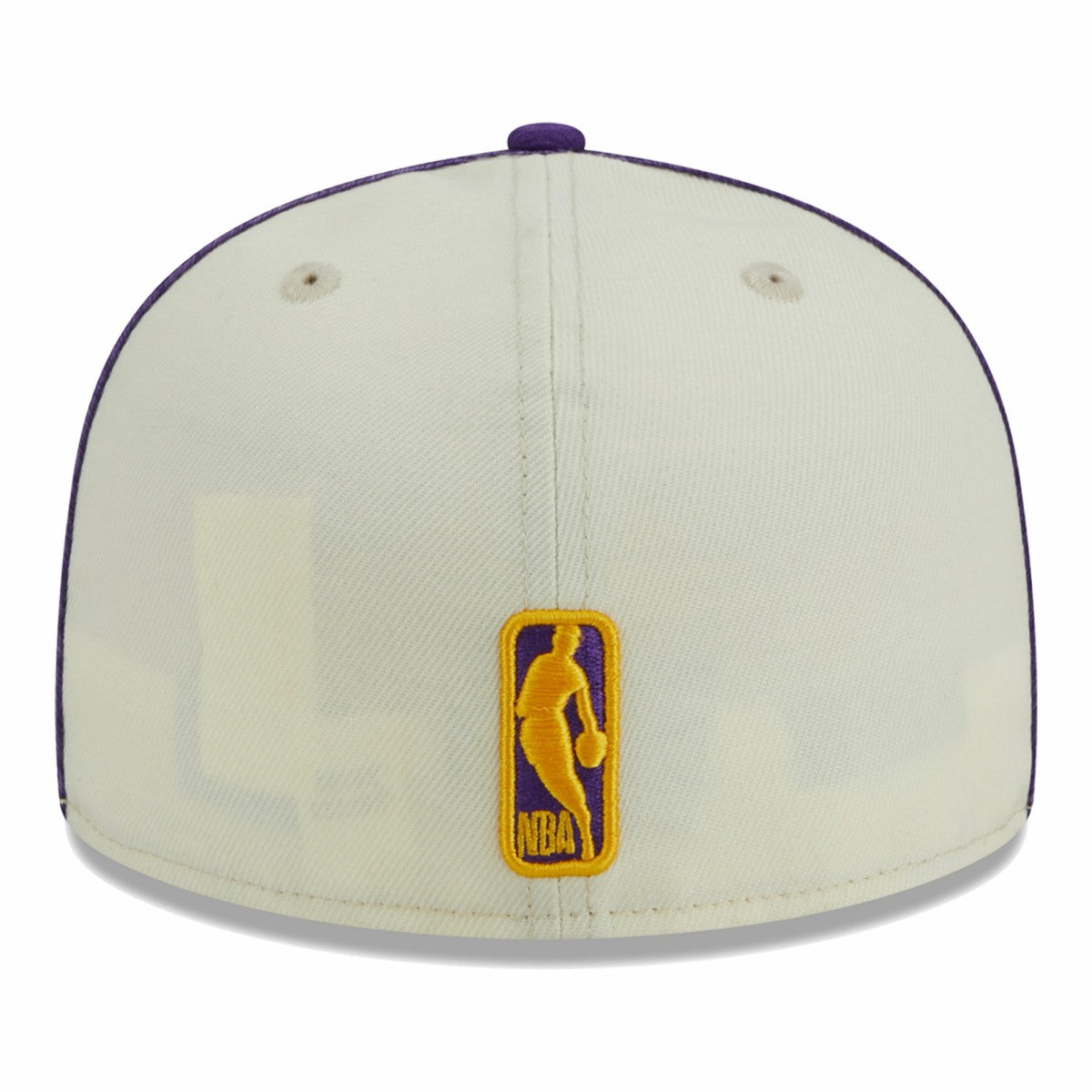 Los Angeles Lakers Piping 2-Tone 59FIFTY Fitted Hat - Cream/Purple outlet