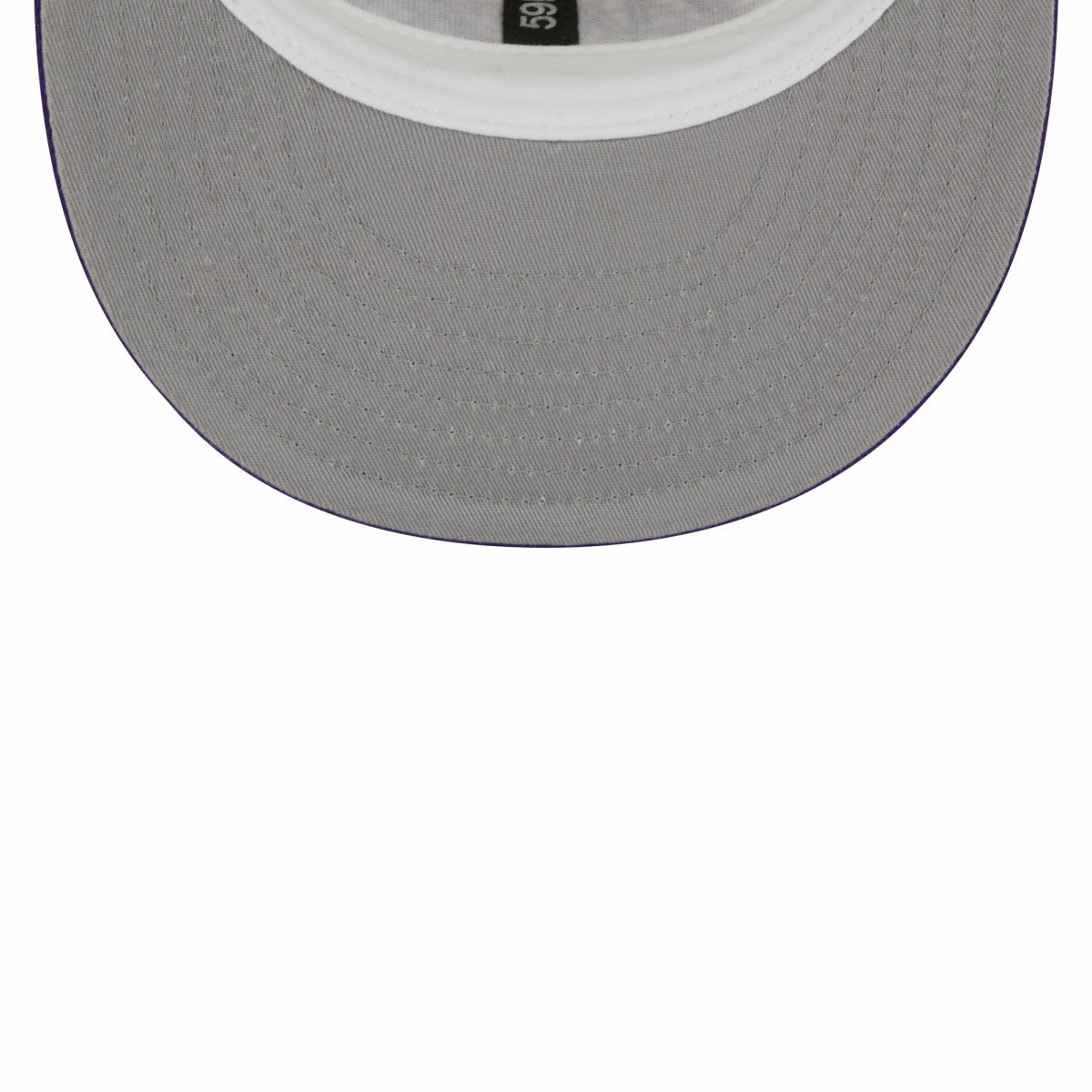 Los Angeles Lakers Piping 2-Tone 59FIFTY Fitted Hat - Cream/Purple outlet