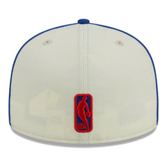 Philadelphia 76ers Piping 2-Tone 59FIFTY Fitted Hat - Cream/Royal online