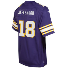 Justin Jefferson Minnesota Vikings Youth Game Jersey - Purple for sale