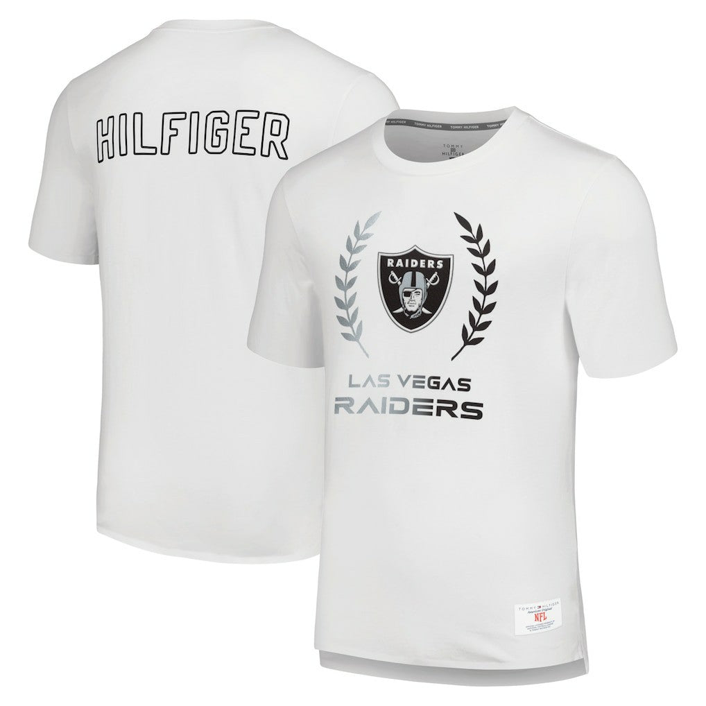 Las Vegas Raiders Tommy Hilfiger Miles T-Shirt - White on sale