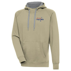 Washington Capitals Antigua Victory Pullover Hoodie - Khaki Hoodies
