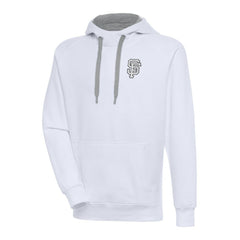 San Francisco Giants Antigua Metallic Victory Pullover Hoodie White
