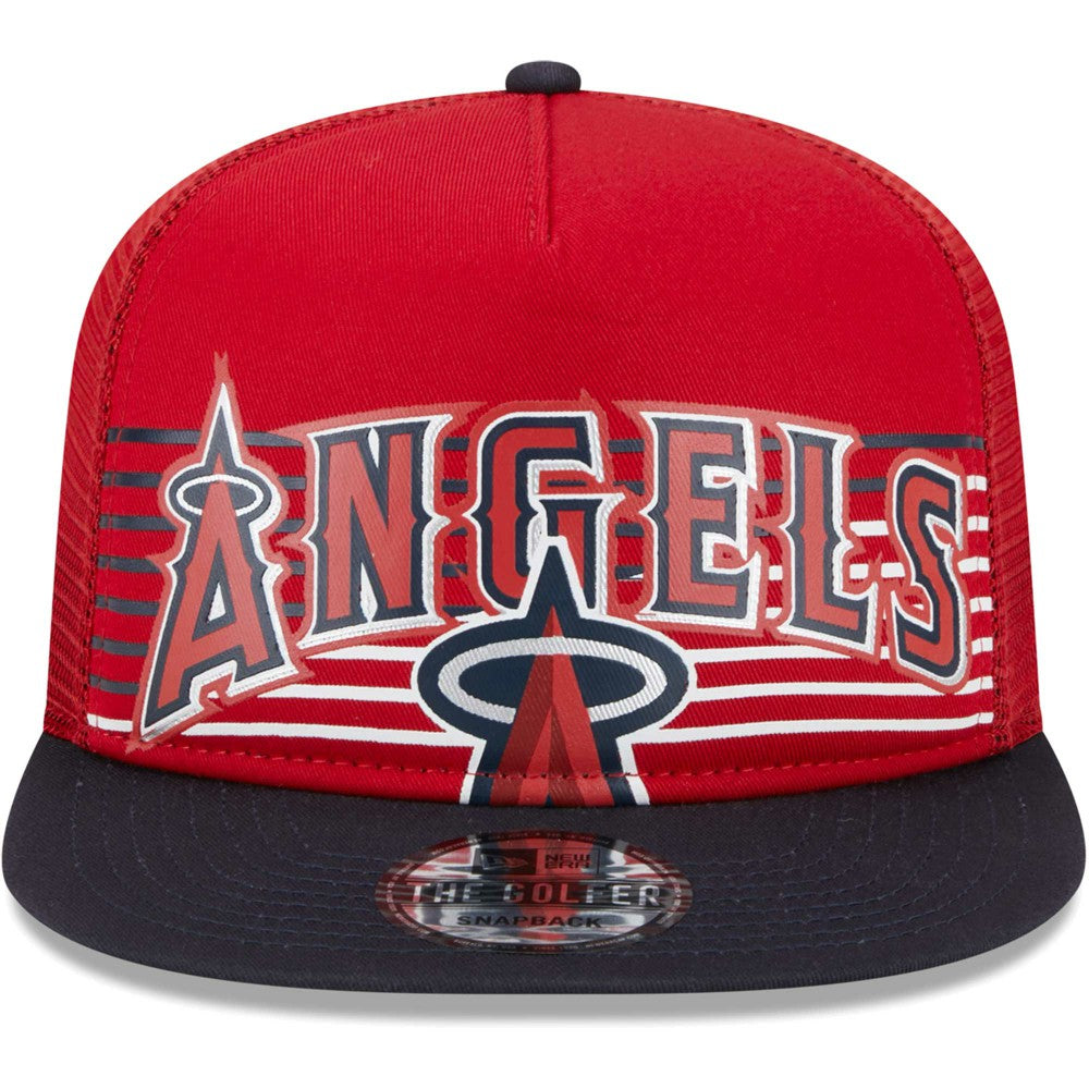 Los Angeles Angels Speed Golfer Trucker Snapback Hat Red