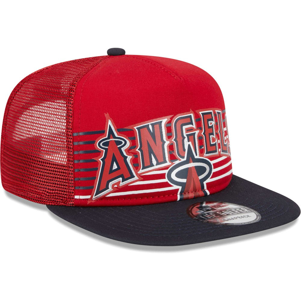 Los Angeles Angels Speed Golfer Trucker Snapback Hat Red