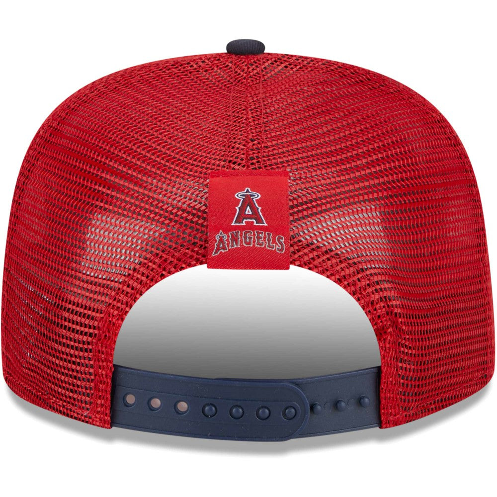 Los Angeles Angels Speed Golfer Trucker Snapback Hat Red