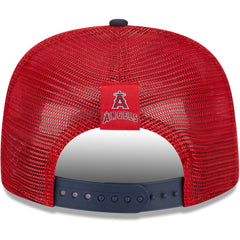 Los Angeles Angels Speed Golfer Trucker Snapback Hat Red