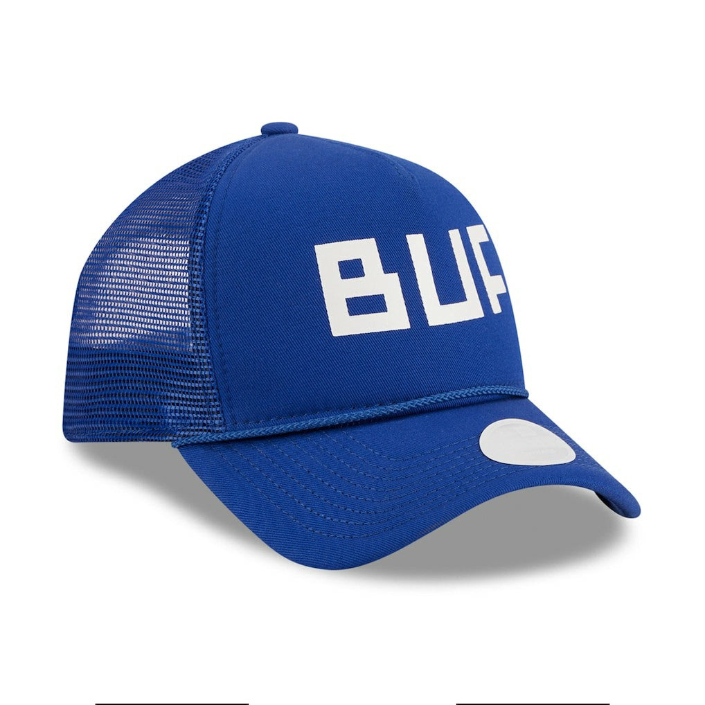 Buffalo Bills New Era Women's McGee Trucker 9FORTY Adjustable Hat - Royal outlet
