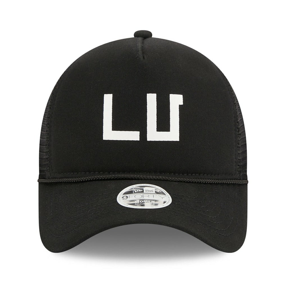 Las Vegas Raiders New Era Women's McGee Trucker 9FORTY Adjustable Hat - Black online