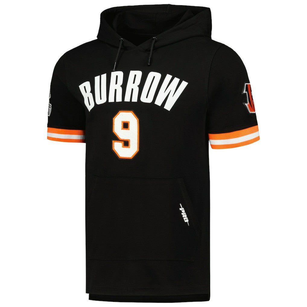 Joe Burrow Cincinnati Bengals Pro Standard Player Name & Number Hoodie T-Shirt - Black discount