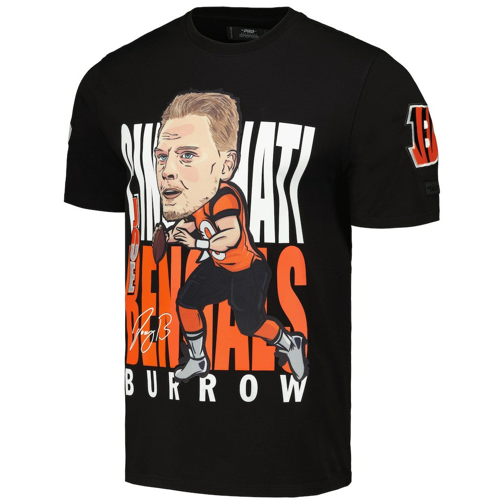 Joe Burrow Cincinnati Bengals Pro Standard Avatar Remix Player Graphic T-Shirt - Black on sale