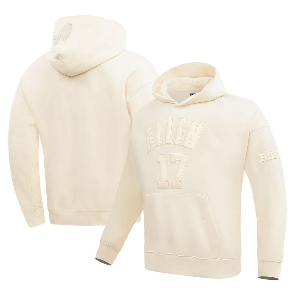 Josh Allen Buffalo Bills Pro Standard Player Name & Number Pullover Hoodie - Cream online