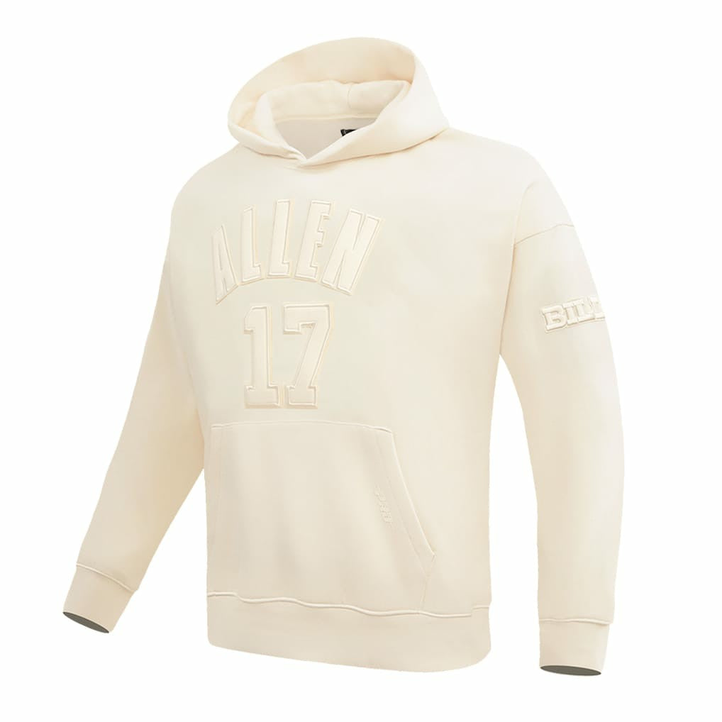 Josh Allen Buffalo Bills Pro Standard Player Name & Number Pullover Hoodie - Cream online