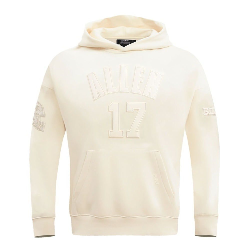 Josh Allen Buffalo Bills Pro Standard Player Name & Number Pullover Hoodie - Cream online