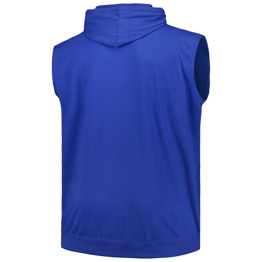 Philadelphia 76ers Big & Tall Jersey Muscle Pullover Hoodie - Royal discount