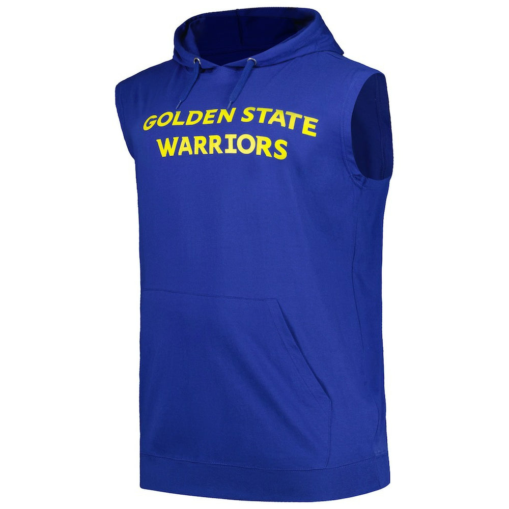 Golden State Warriors Big & Tall Jersey Muscle Pullover Hoodie sale - Royal shop