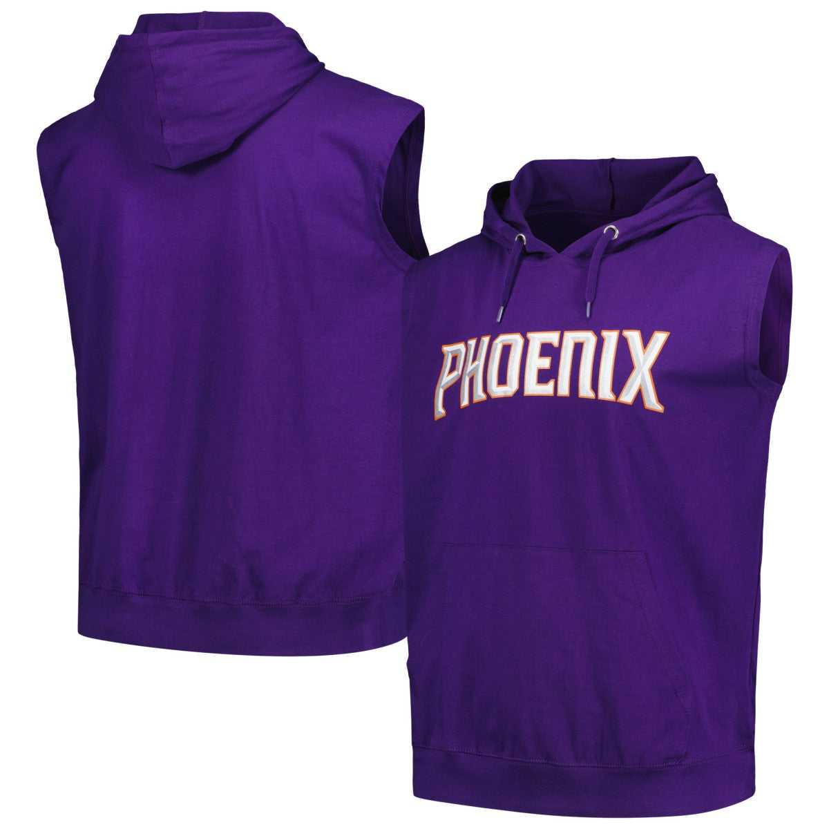 Phoenix Suns Jersey Muscle Pullover Hoodie - Purple discount