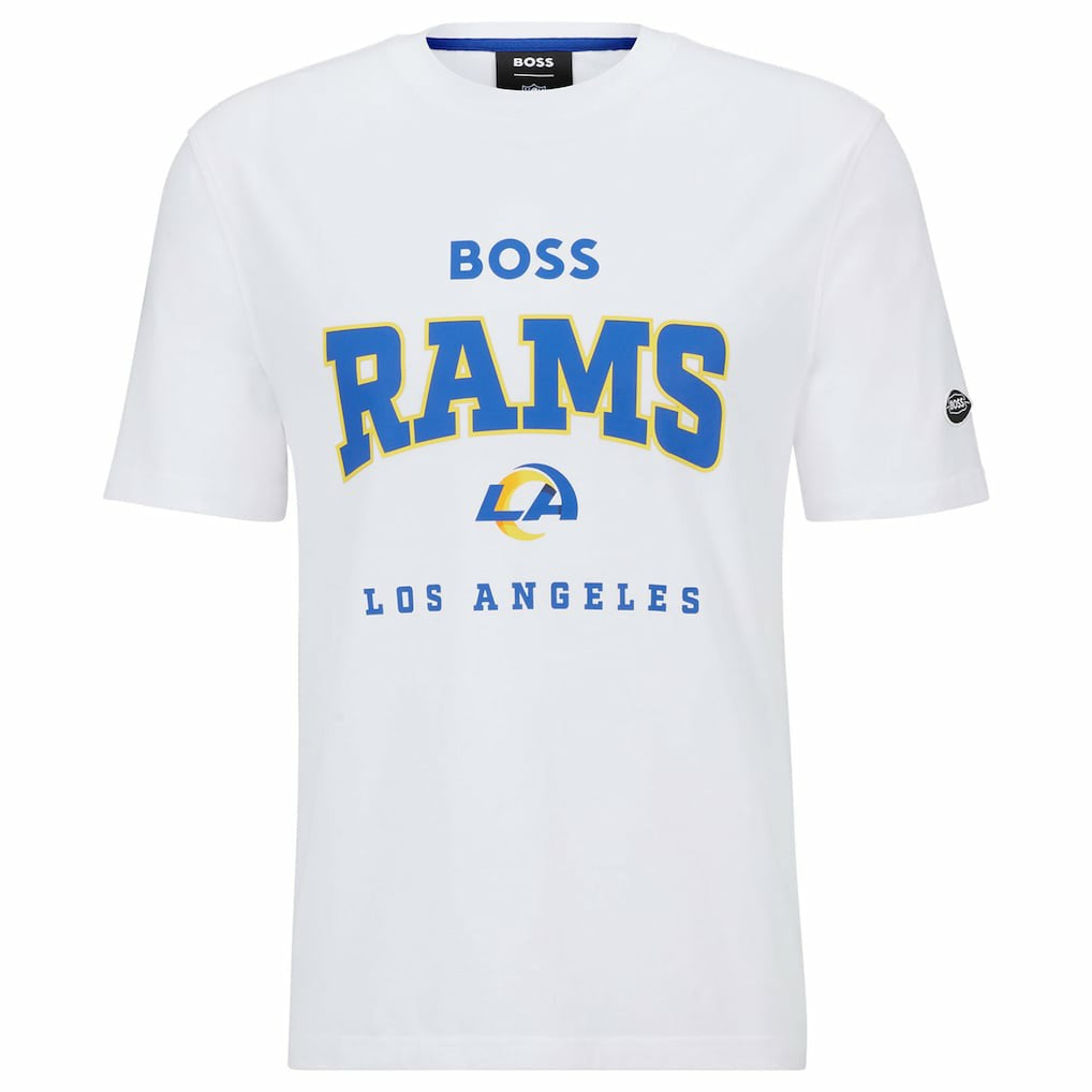 Los Angeles Rams BOSS X NFL Huddle T-Shirt - White outlet