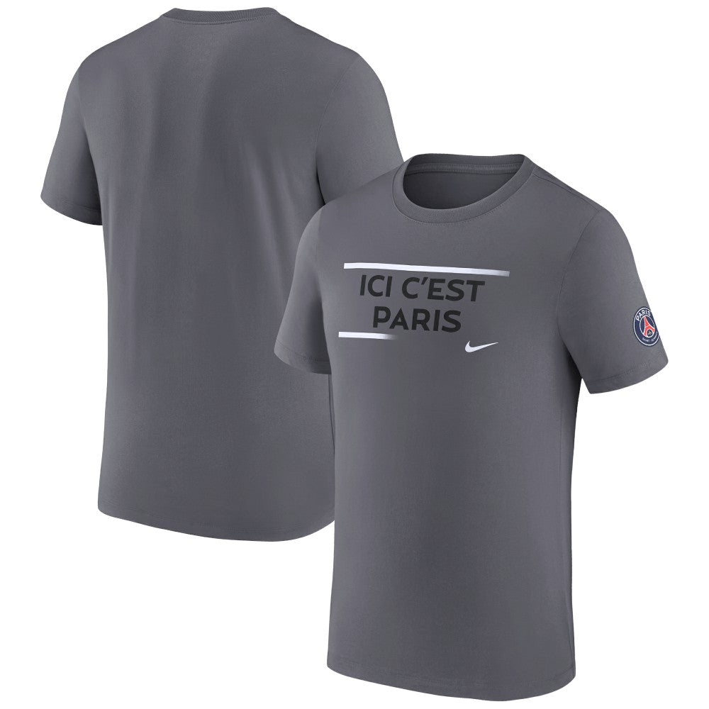 Paris Saint-Germain Verbiage T-Shirt - Gray outlet