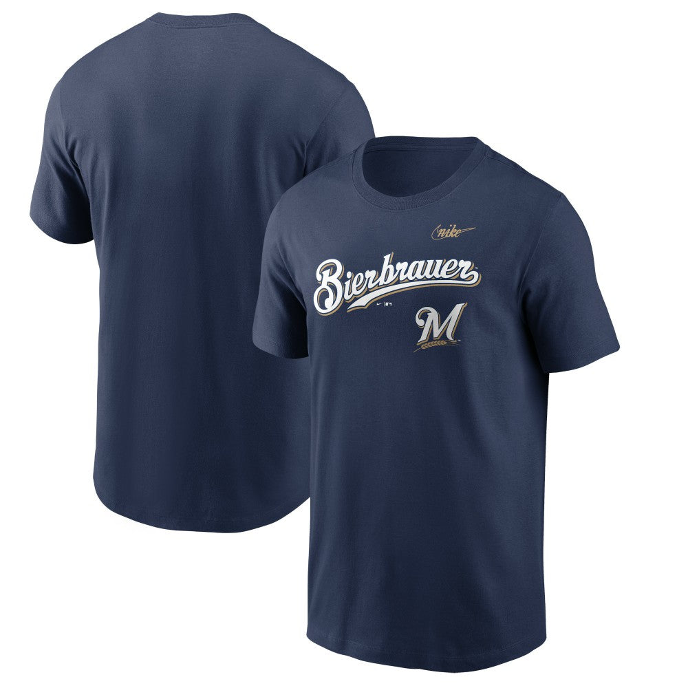 Milwaukee Brewers Bierbrauer Hometown T-Shirt Navy