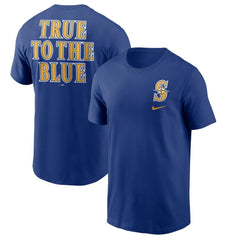 Seattle Mariners True to the Blue Hometown T-Shirt Royal