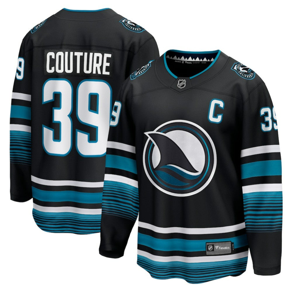 Logan Couture San Jose Sharks Fanatics Breakaway Jersey - Black Jerseys