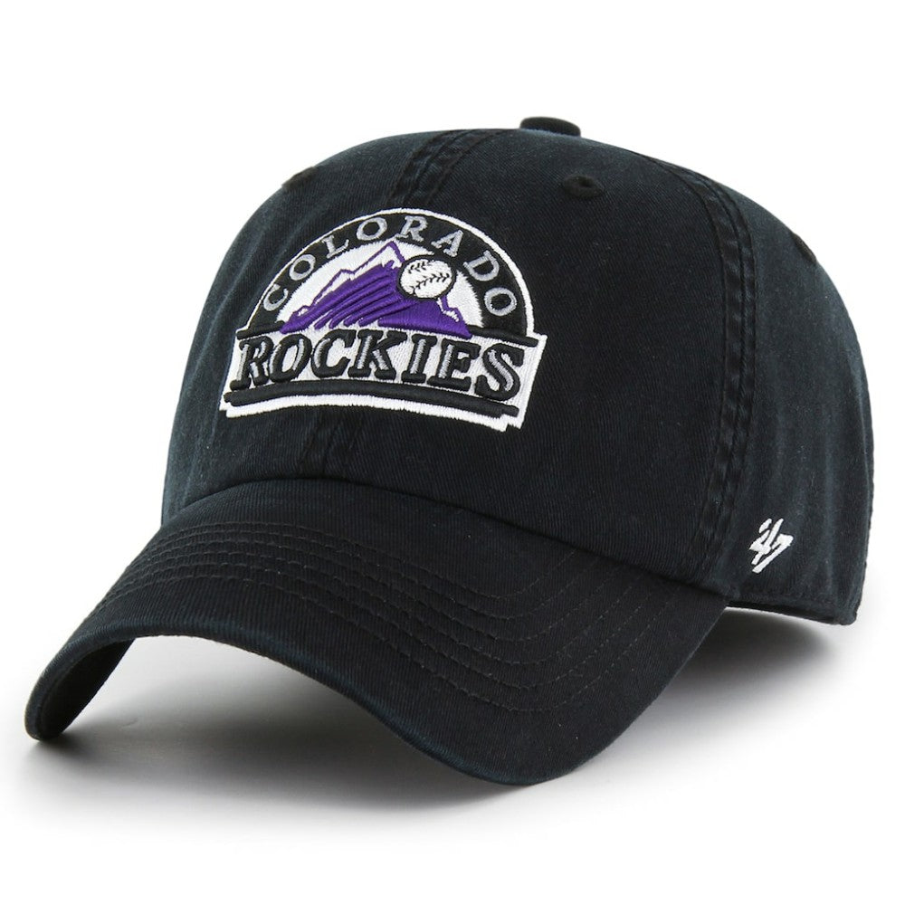 Colorado Rockies Cooperstown Collection Franchise Fitted Hat Black