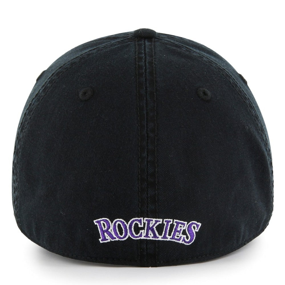 Colorado Rockies Cooperstown Collection Franchise Fitted Hat Black