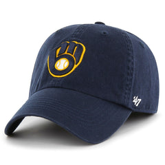 Milwaukee Brewers Franchise Logo Fitted Hat Navy