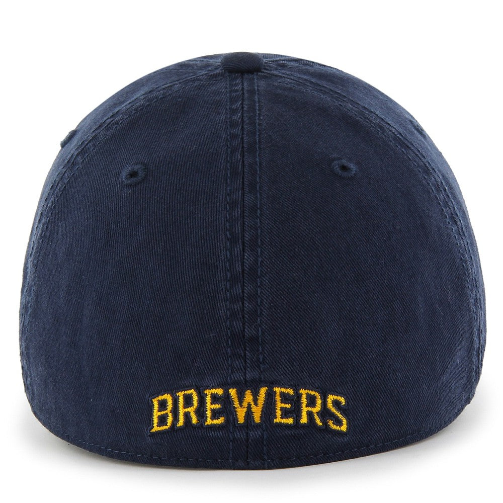 Milwaukee Brewers Franchise Logo Fitted Hat Navy