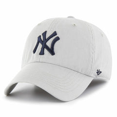 New York Yankees Franchise Logo Fitted Hat Gray