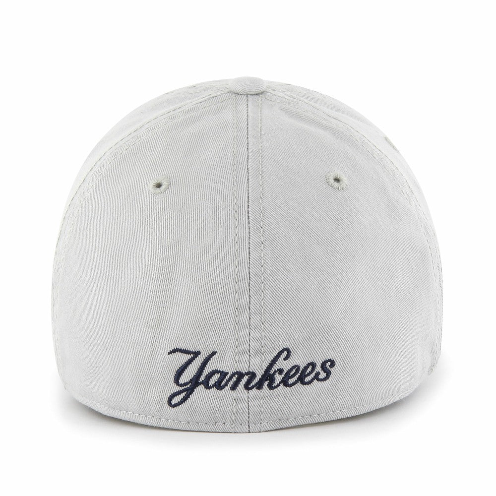 New York Yankees Franchise Logo Fitted Hat Gray