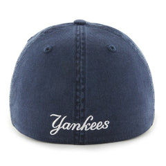 New York Yankees Franchise Logo Fitted Hat Navy