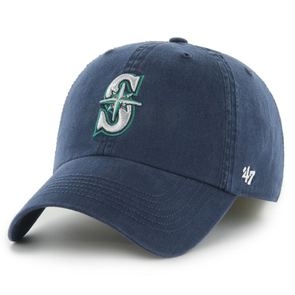 Seattle Mariners Franchise Logo Fitted Hat Navy