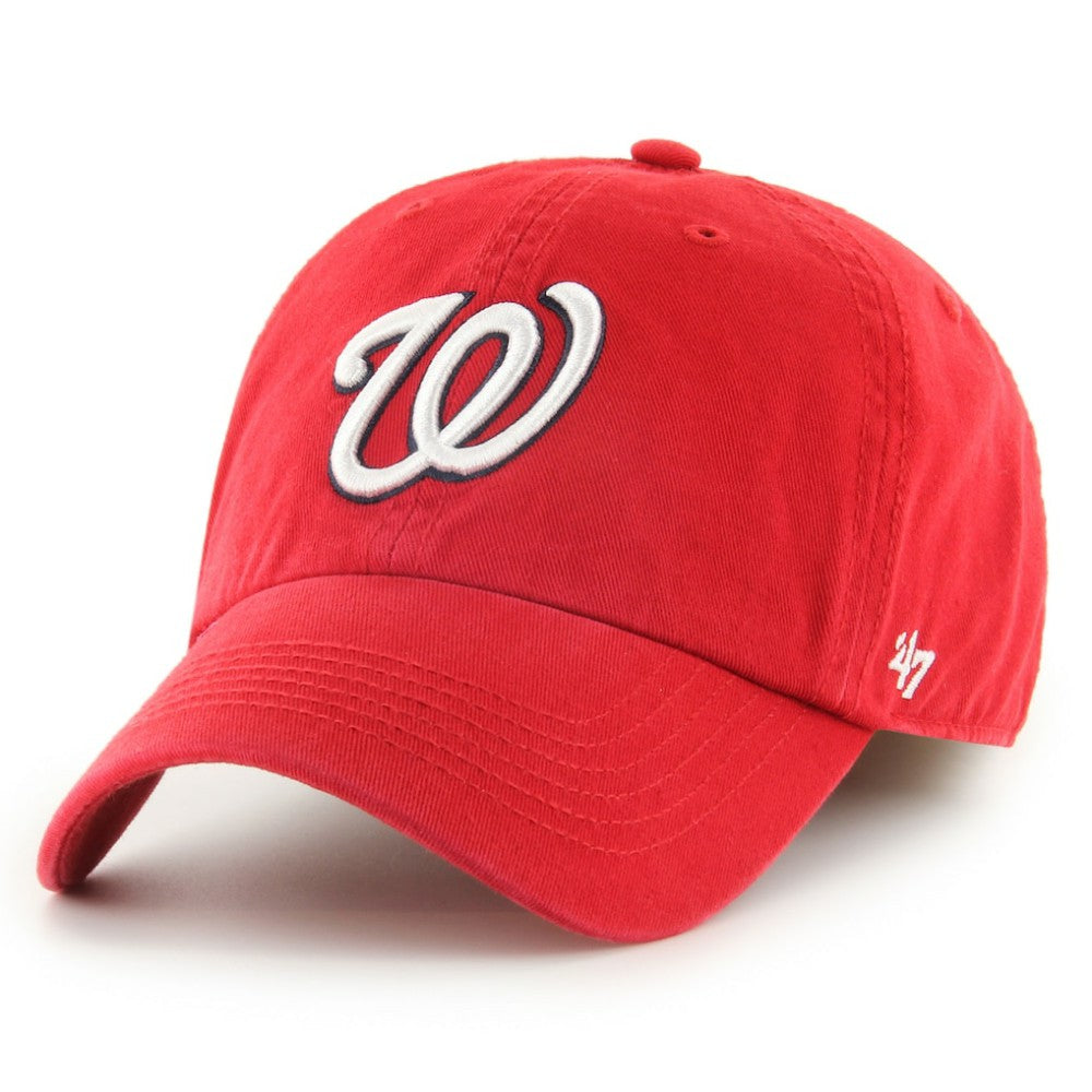 Washington Nationals Franchise Logo Fitted Hat Red
