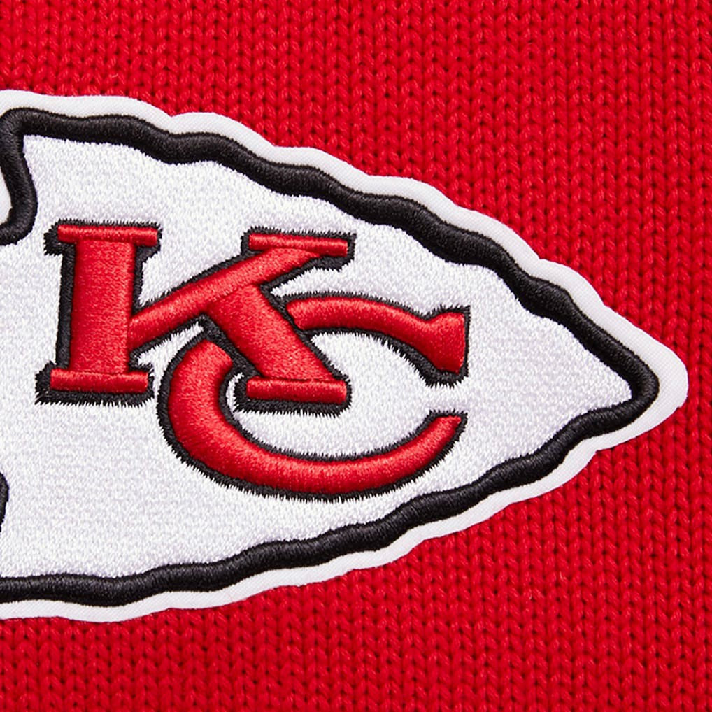 Kansas City Chiefs Pro Standard Crewneck Pullover Sweater & Cuffed Knit Hat Box Gift Set - Red on sale