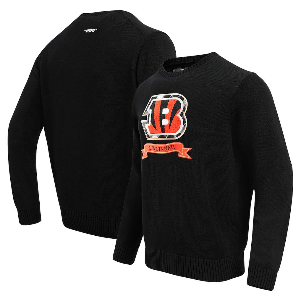 Cincinnati Bengals Pro Standard Prep Knit Sweater - Black cheap