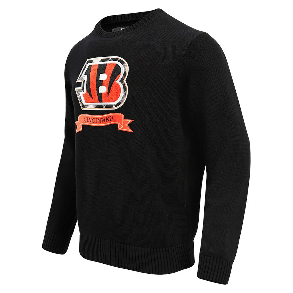 Cincinnati Bengals Pro Standard Prep Knit Sweater - Black cheap