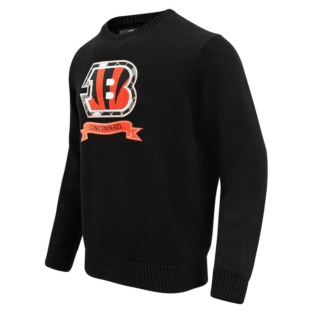 Cincinnati Bengals Pro Standard Prep Knit Sweater - Black cheap